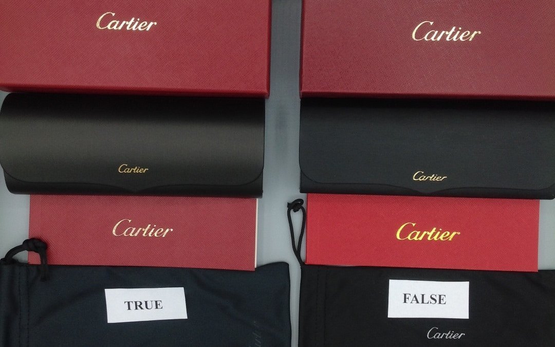 cartier frames real vs fake