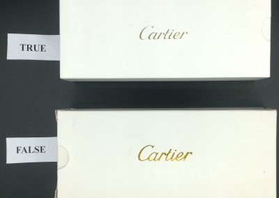 Packaging Cartier vs fake 12