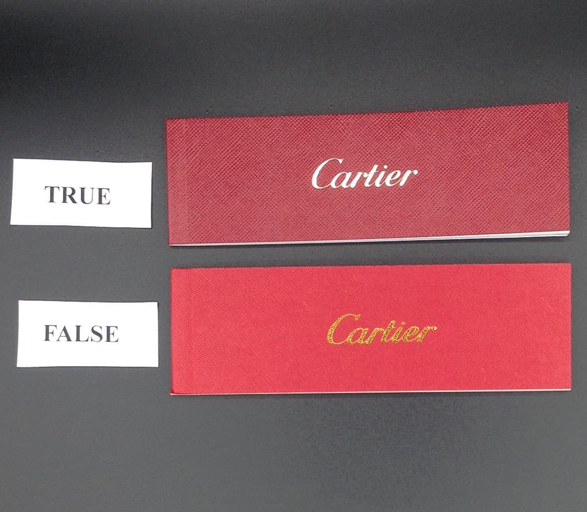 cartier frames real vs fake