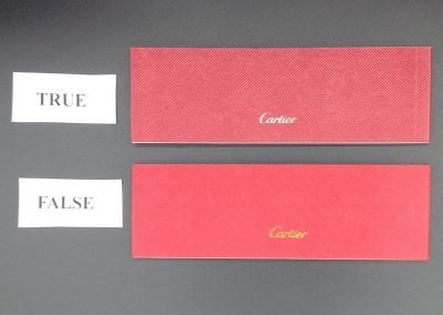 Packaging Cartier vs Fake 4